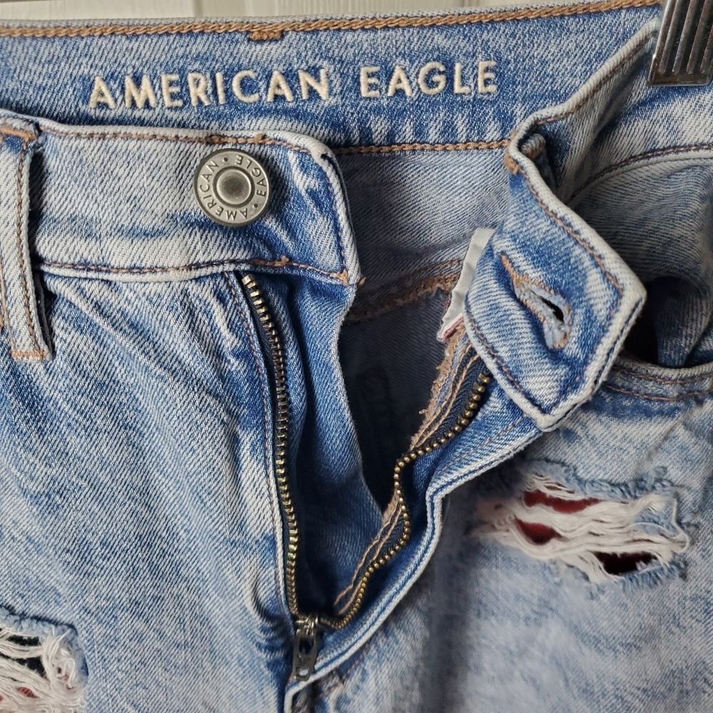 American Eagle Patch Jeans Size 0 Petite - image 8